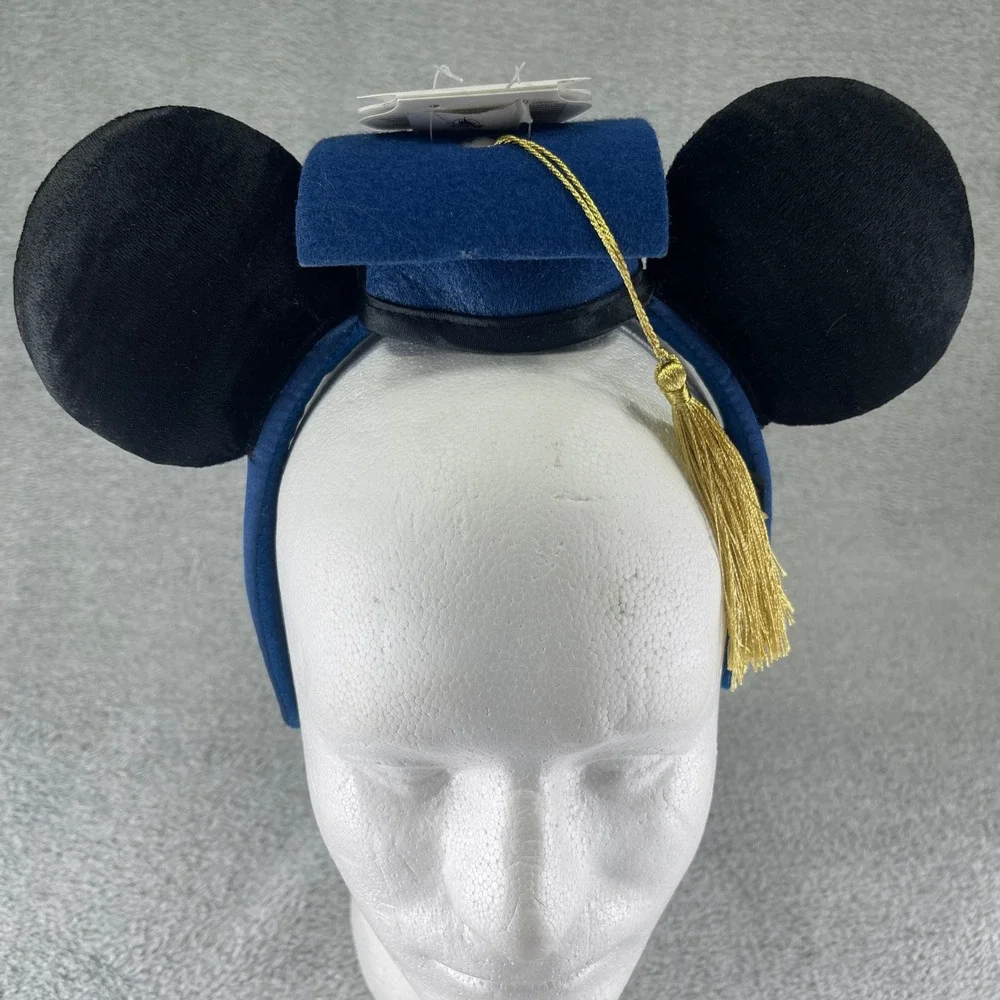 Disney Headband Blue Mickey Mouse Graduation Cap Class of 2025 Tassel